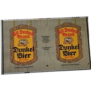 Alt Deutsch Brand Dunkel Bier Pittsburgh Brewing Company flat unrolled Can